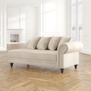 Poling Velvet Upholstered Chaise Lounge By Andover Mills