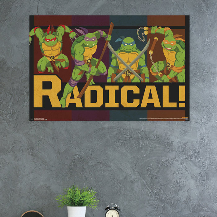 Teenage Mutant Ninja Turtles Rip Window Wall Sticker
