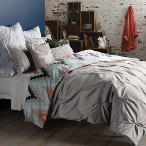 Blissliving Home Harper 3 Piece Reversible Duvet Cover Set Puker