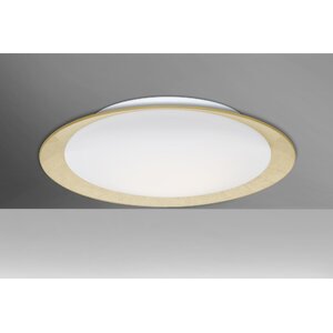 Fidelia 1-Light Aluminum LED Flush Mount