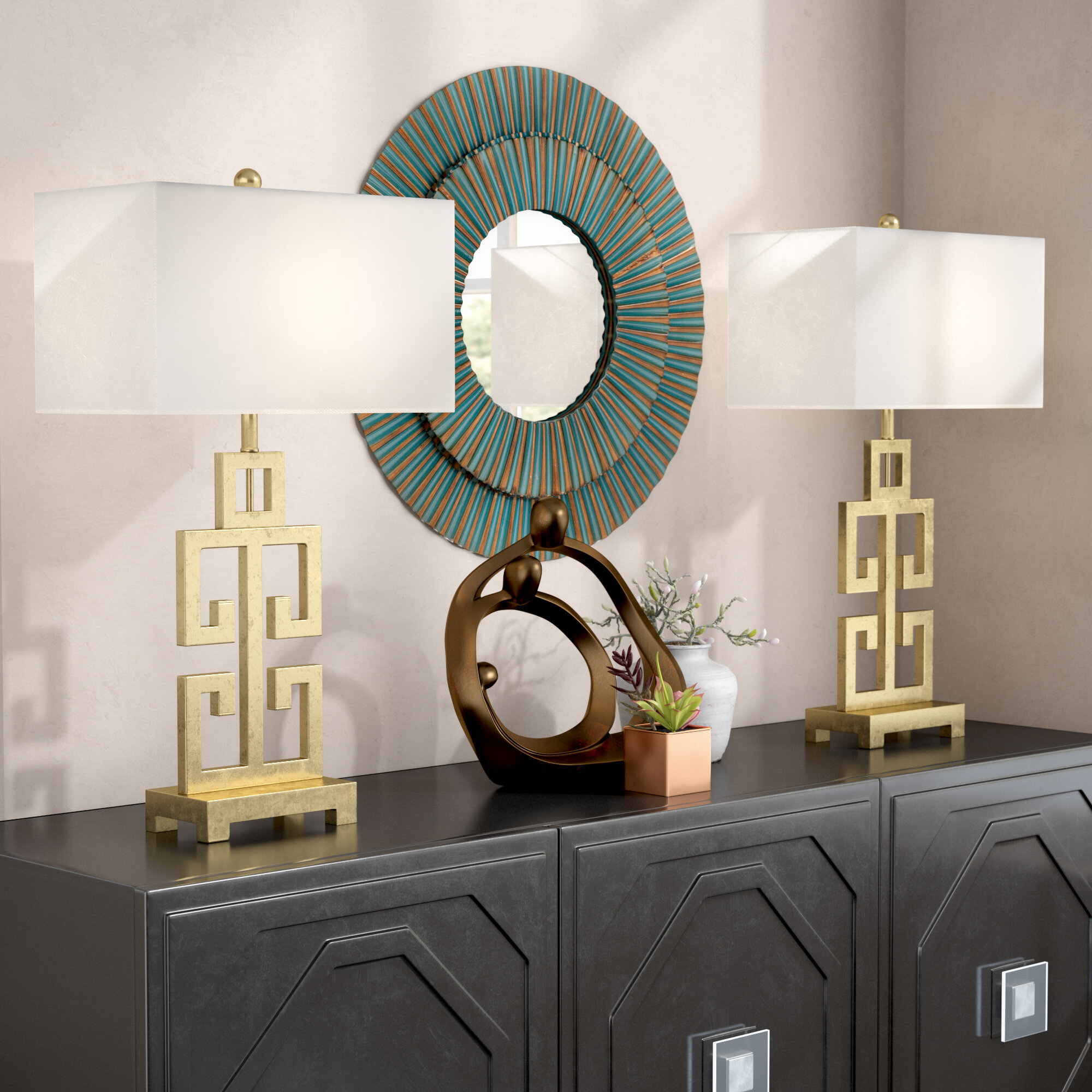 greek table lamps