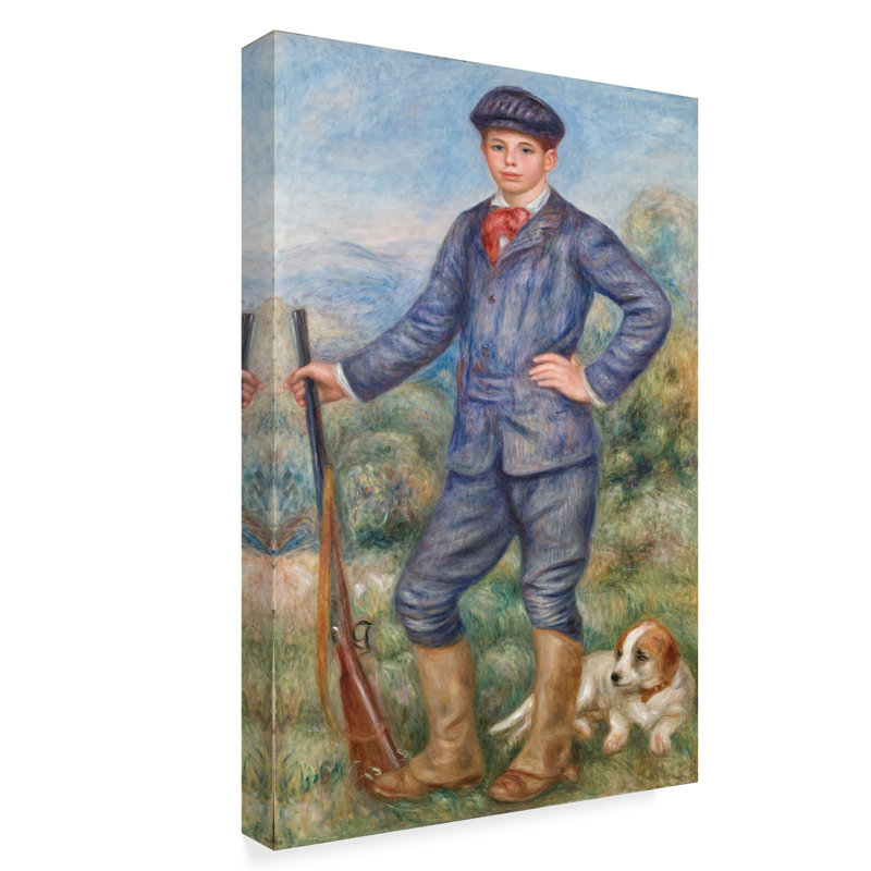 Trademark Art Jean As A Huntsman By Pierre Auguste Renoir Oil
