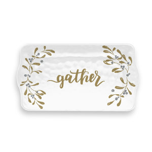 Gather Garland Melamine Appetizer Platter