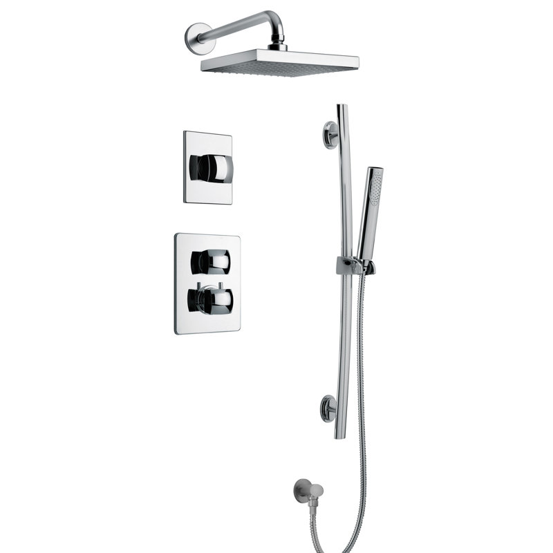 Latoscana Lady Thermostatic Complete Shower System Reviews Wayfair