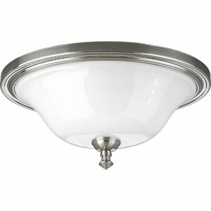 Moravia Pearl Nickel Flush Mount