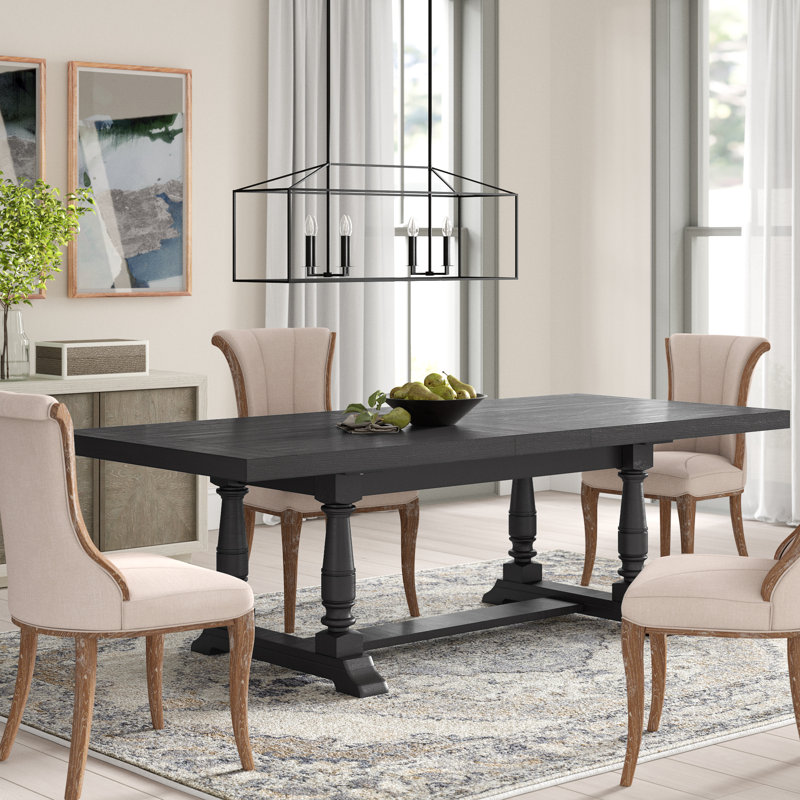 Cassandra Extendable Rectangular Dining Table & Reviews Joss & Main