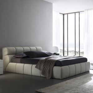 Cloud Upholstered Platform Bed by Rossetto USA