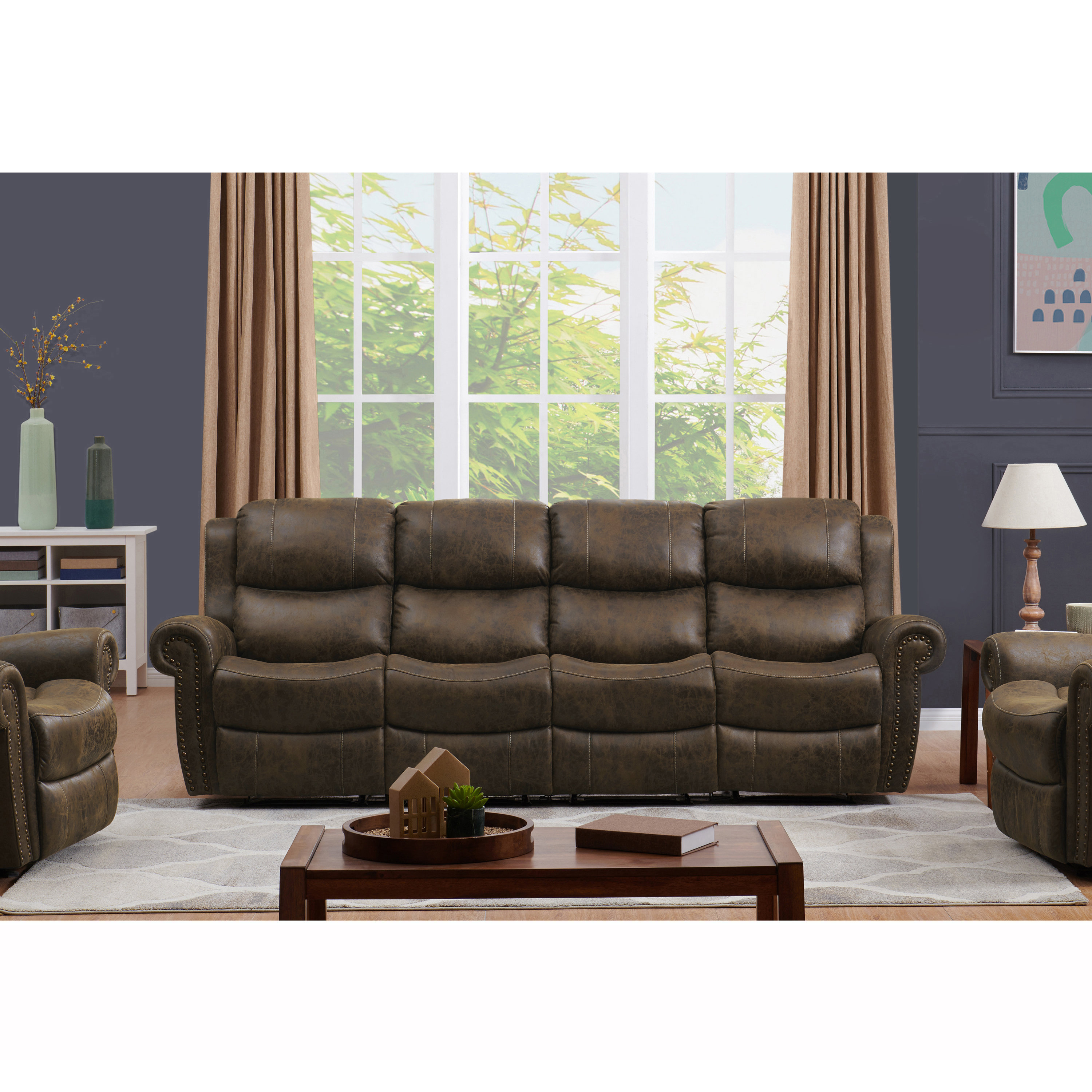 theater style reclining sofa