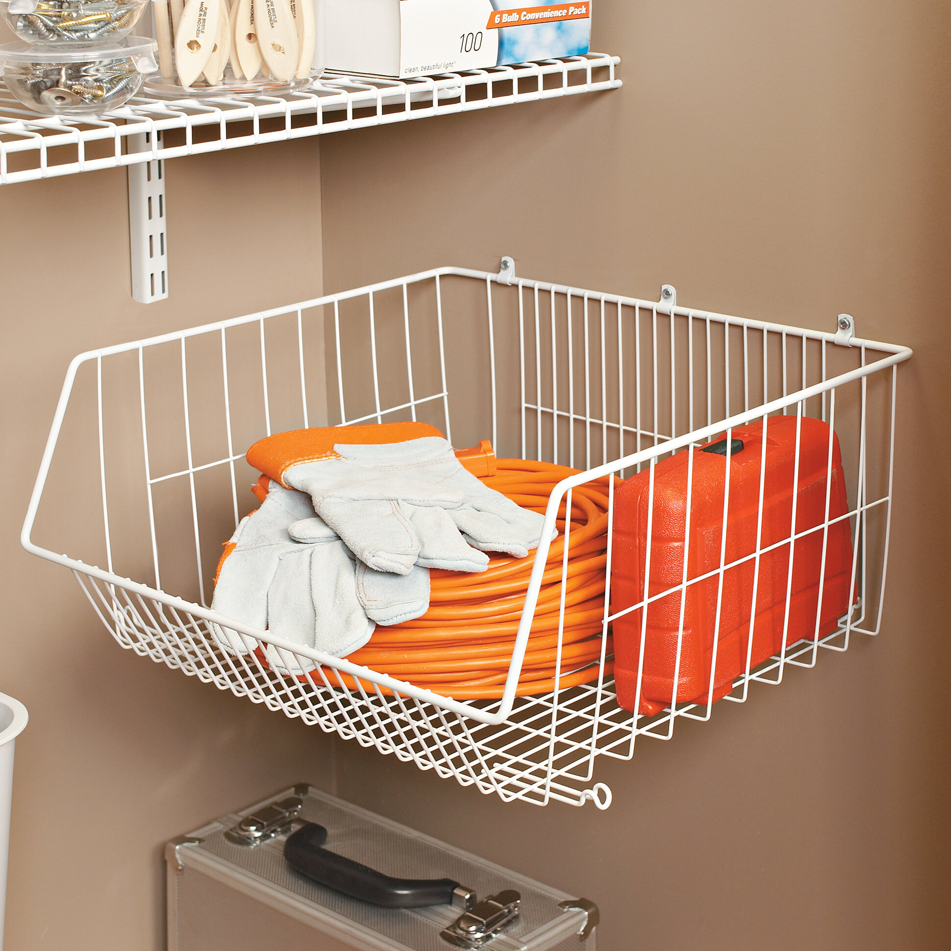 Details about   ClosetMaid Drawer Kit w 5 Wire Basket Epoxy Coated Steel 17.875 in x 41 in. 