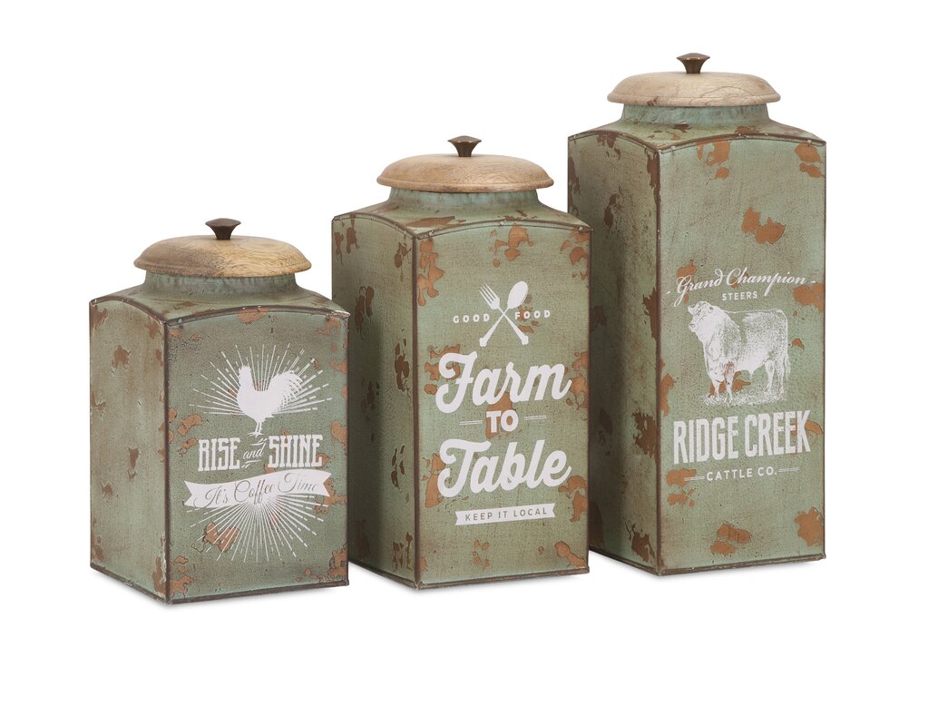 Cottage Country Kitchen Canisters Jars Youll Love Wayfair