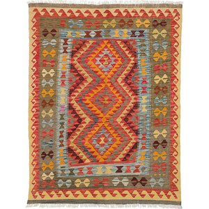 Natick Wool Red Area Rug