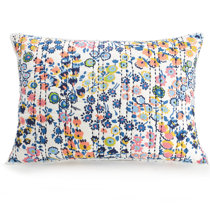 floral euro sham