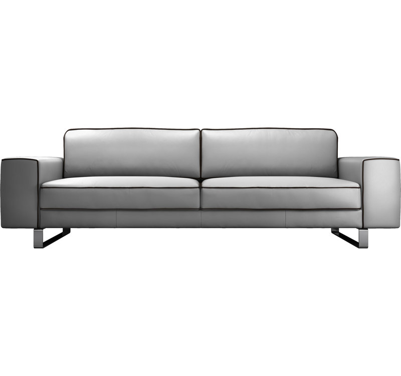 Waverly Leather Sofa Allmodern Waverly Leather Sofa