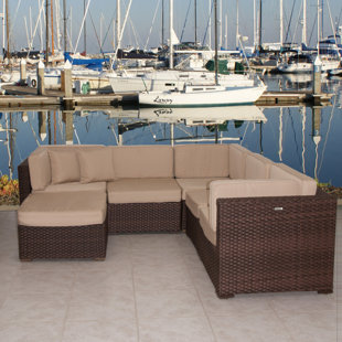 Go to store & view more images Lorentzen 6 Piece Sunbrella Sectional Set with Cushions by Brayden Studio