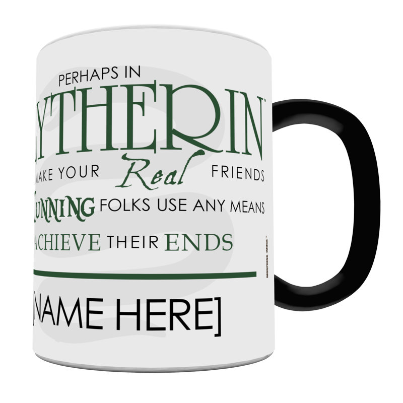 Morphing Mugs Harry Potter Sorting Hat Slytherin Personalized Heat Sensitive Coffee Mug Reviews Wayfair