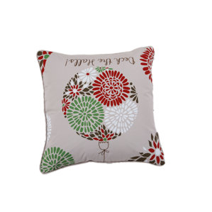 Deck the Halls Holiday Pillow Protector by Affluence Home Fashions