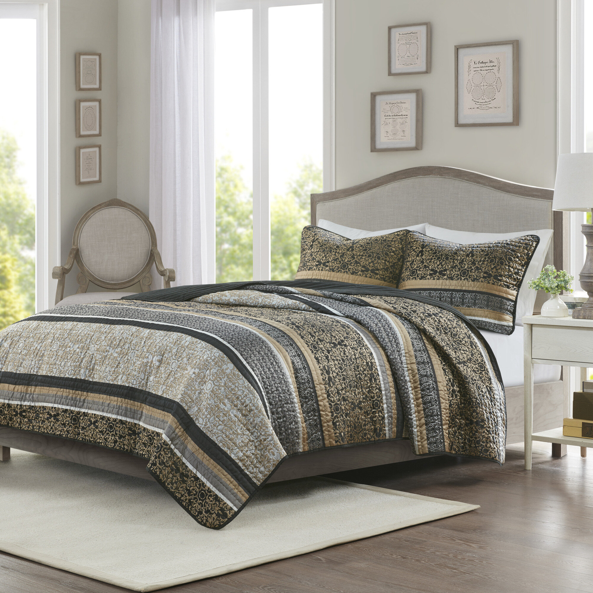 silver super king bedding