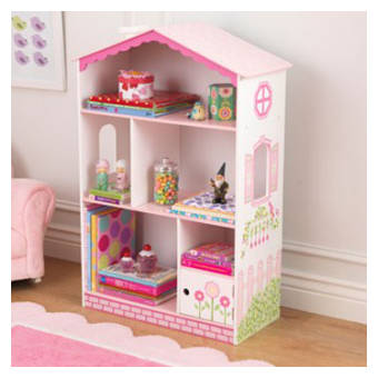 wildkin dollhouse bookshelf