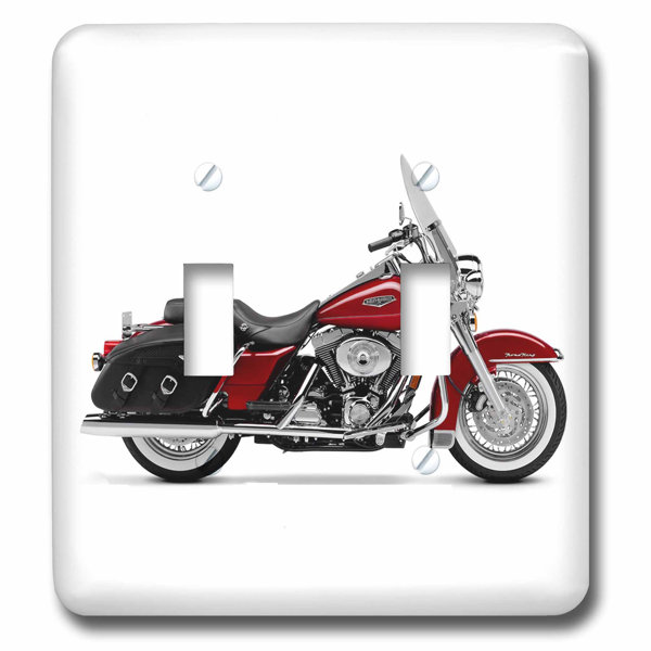 3drose Picturing Harley Davidsonâ Motorcycle 2 Gang Toggle Light Switch Wall Plate Wayfair