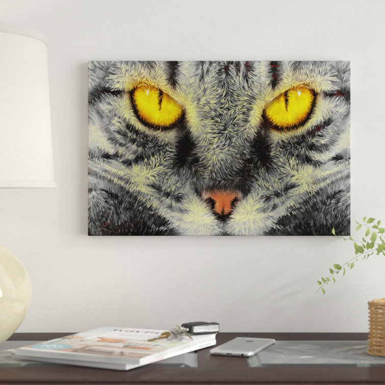 Gato Loco - Wrapped Canvas Print