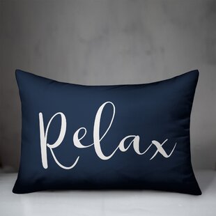 Navy Lumbar Outdoor Pillow Wayfair