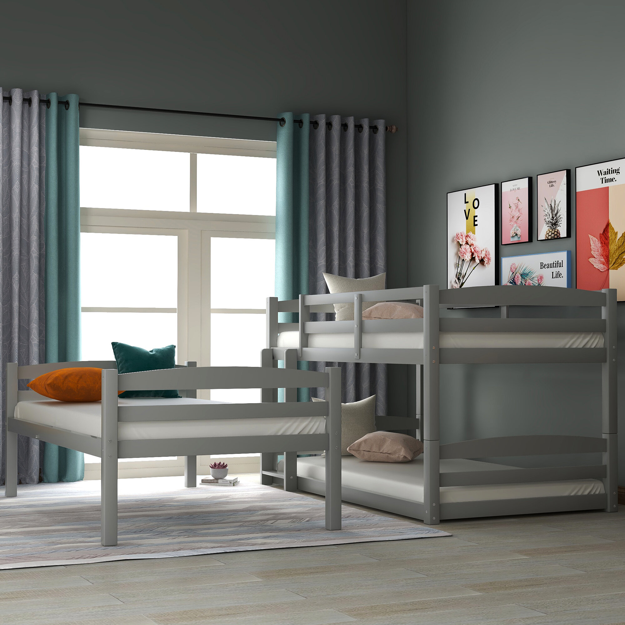 triple bunk beds for toddlers