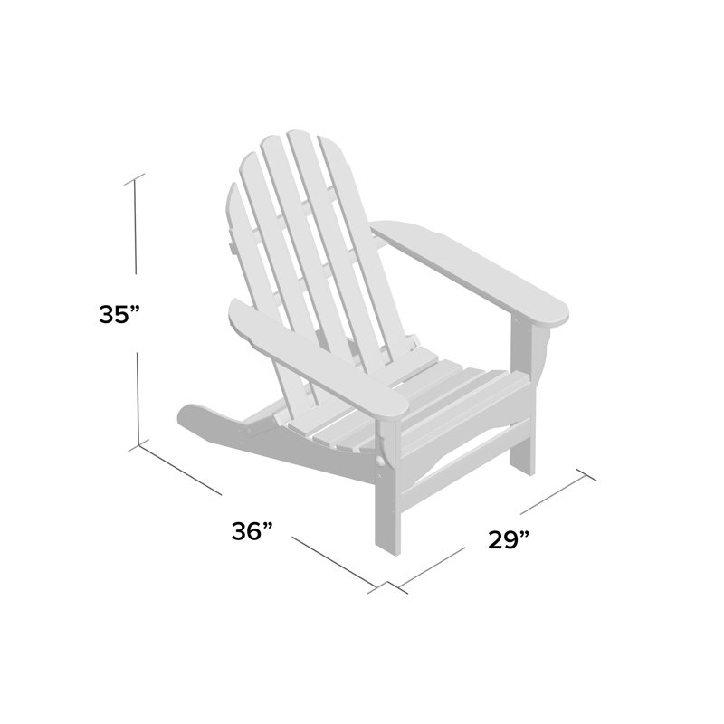 Paterson Plastic Folding Adirondack Chair