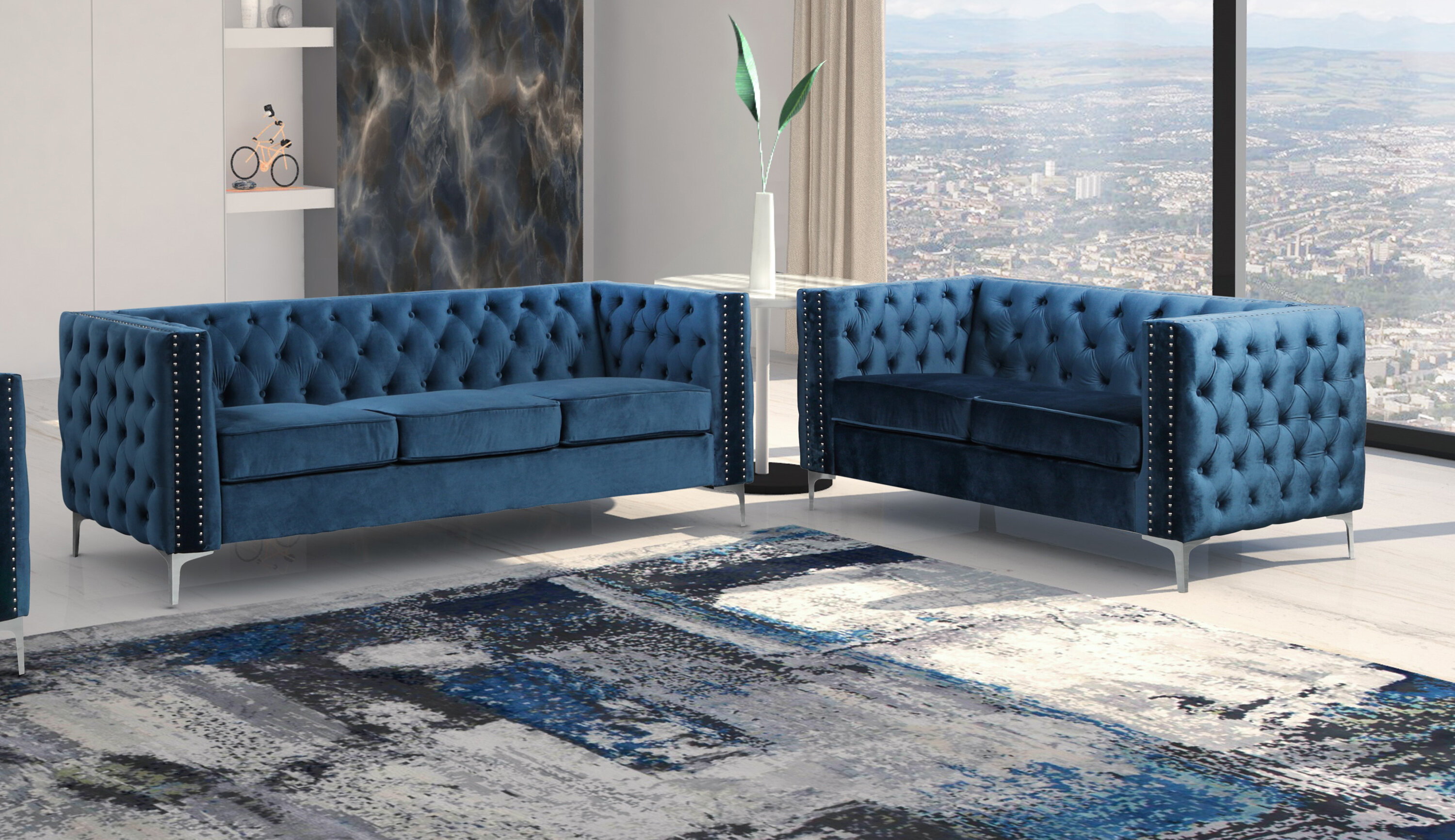Willa Arlo Interiors Virgil 2 Piece Standard Living Room Set & Reviews ...
