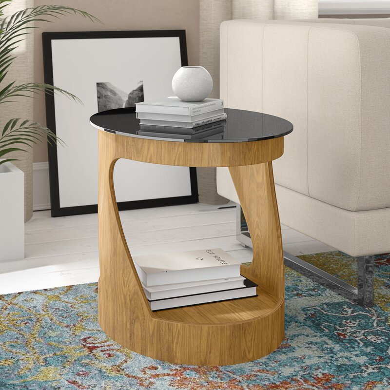 George Oliver Sunterra Side Table With Storage Reviews Wayfair Co Uk