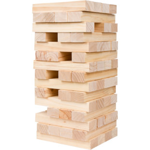 large wooden stacking blocks