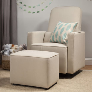 Go to store & view more images Olive Swivel Glider and Ottoman by DaVinci