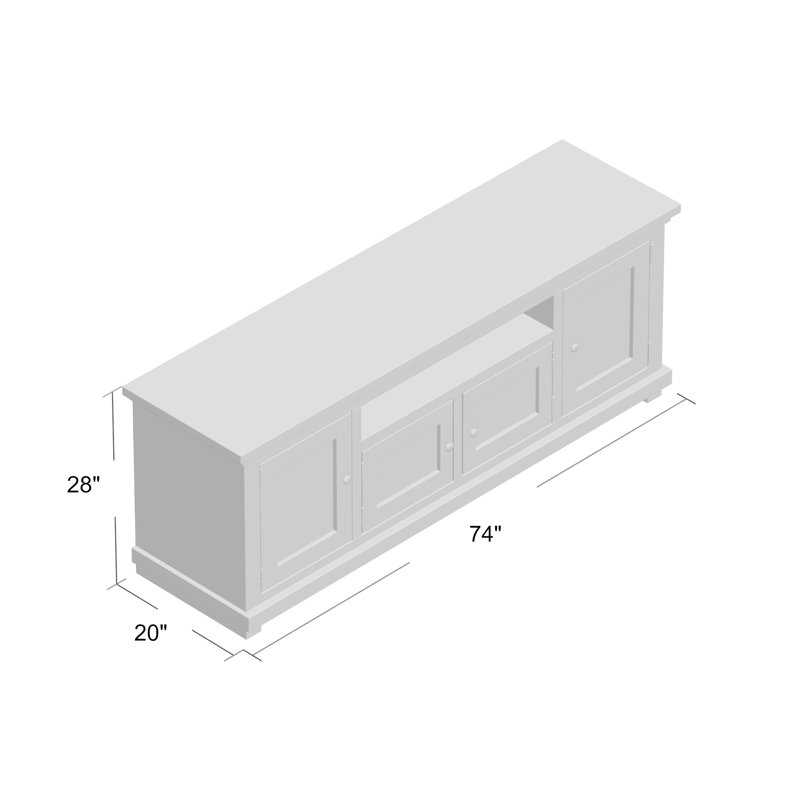 Pineland TV Stand for TVs up to 75" & Reviews Joss & Main