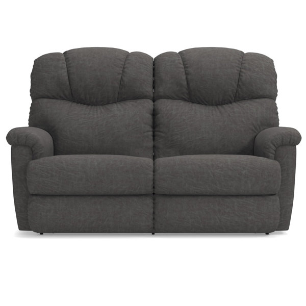 La Z Boy Lancer Microfiber Microsuede 65 Pillow Top Arm Loveseat Wayfair