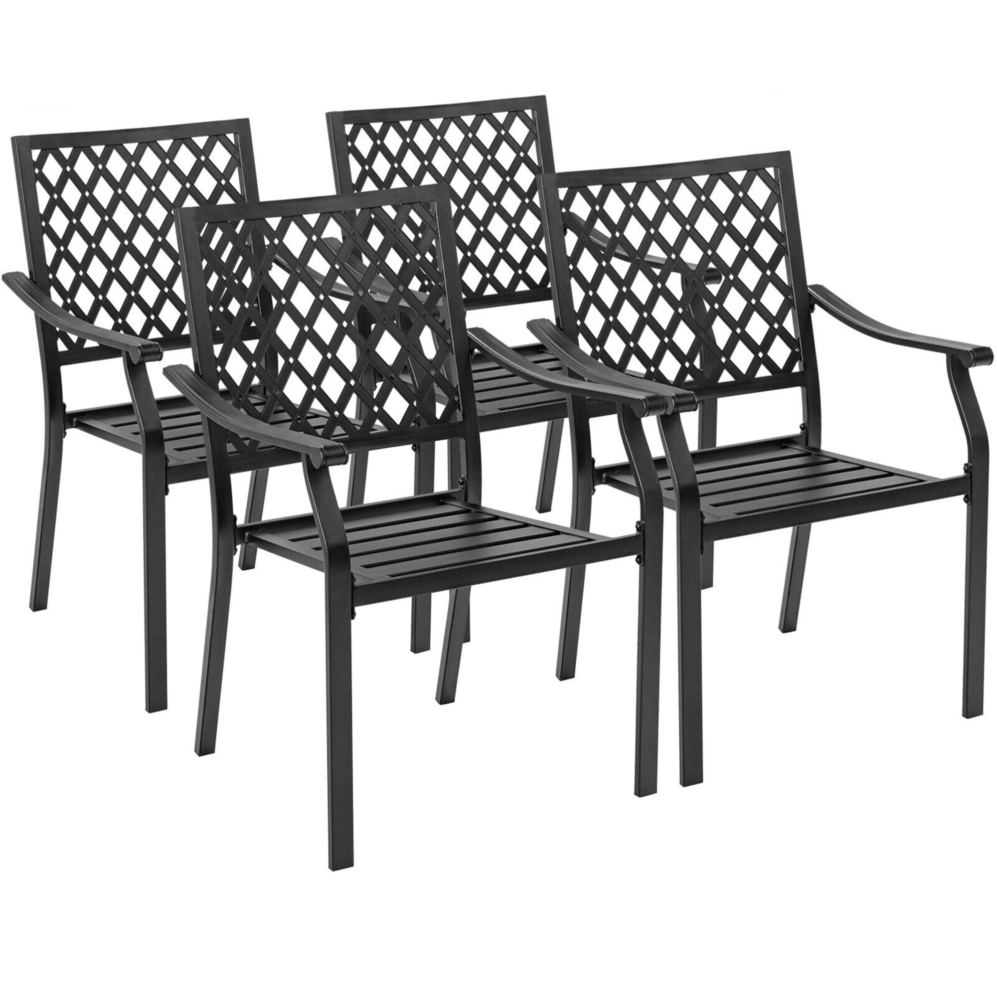 Red Barrel Studio® Hoekstra Stacking Patio Dining Armchair Wayfair