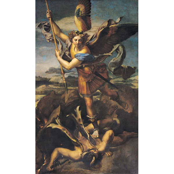 Astoria Grand St Michael Overwhelming The Demon Oil Painting