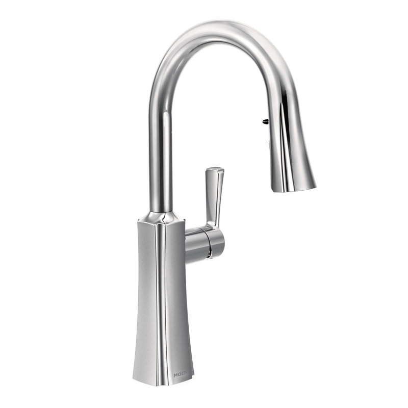 S72608 Moen Etch Pull Down Single Handle Kitchen Faucet With