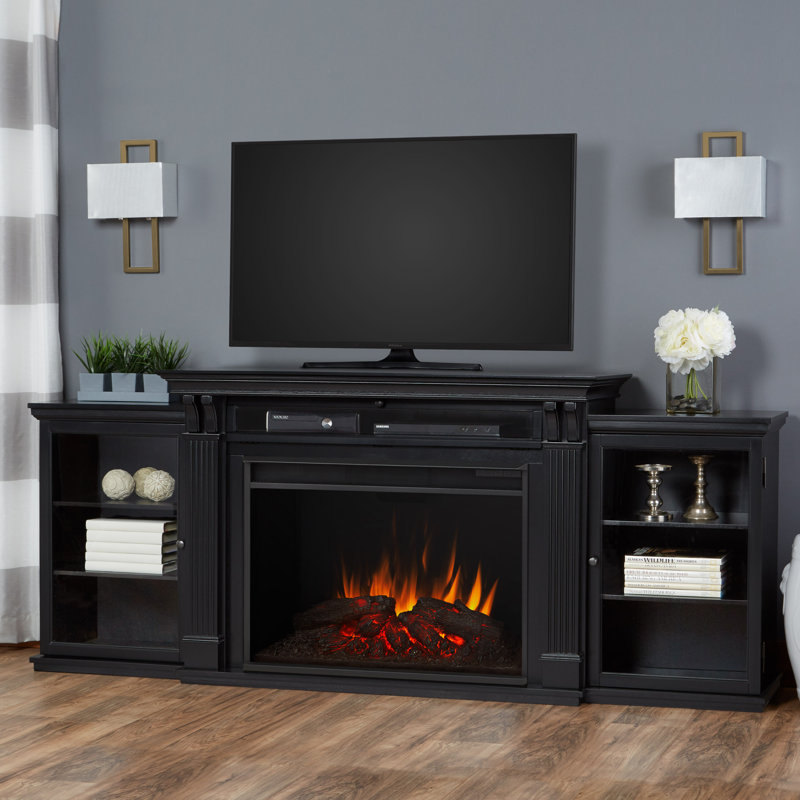 Real Flame Grand Tv Stand For Tvs Up To 88 With Fireplace