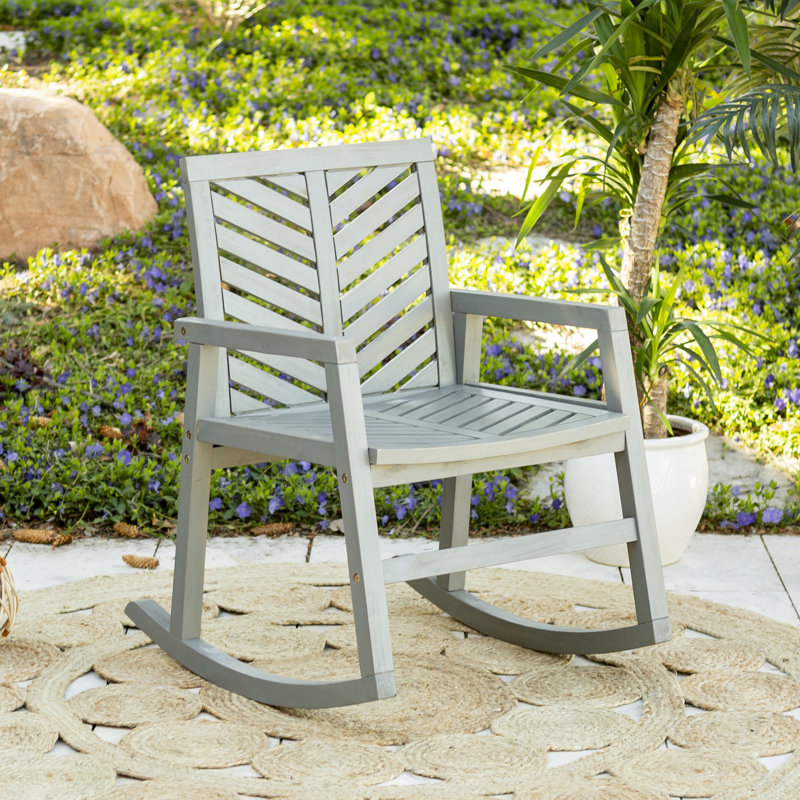 Skoog Outdoor Chevron Rocking Chair