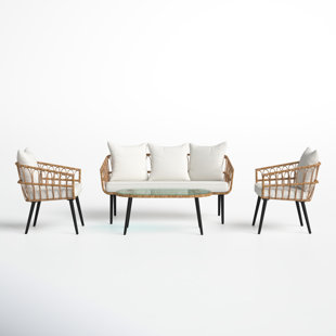 adelita 4 piece rattan