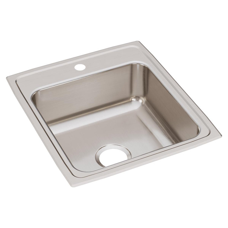 Elkay Lustertone 20 L X 22 W Drop In Kitchen Sink Wayfair