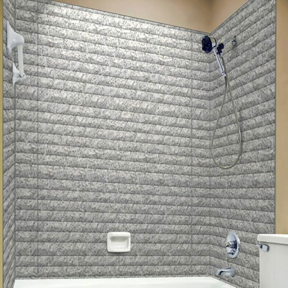 FromPlainToBeautifulInHours Vista Mirroflex Tub and Shower Wall