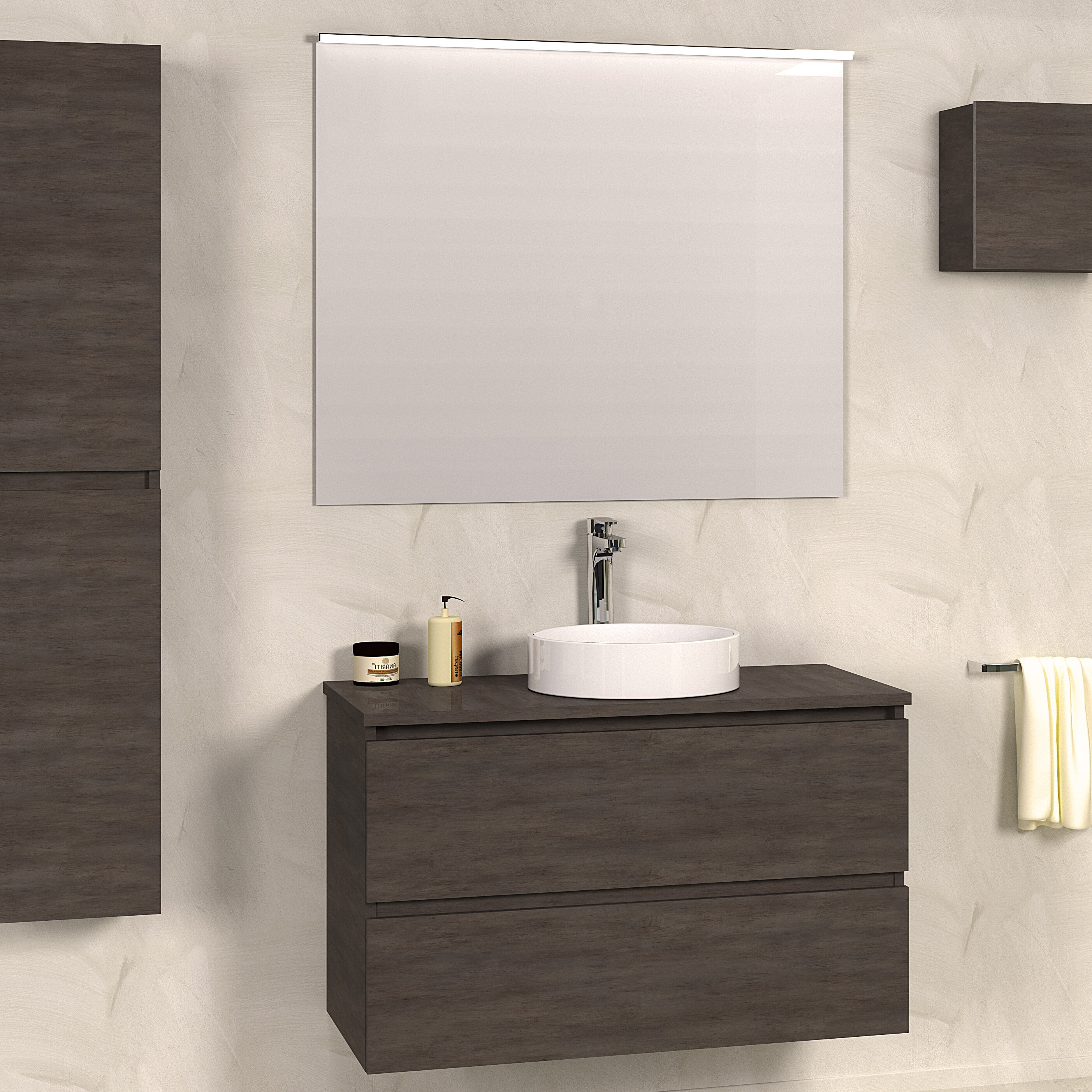 Symple Stuff Bathroom 900mm Wall Hung Single Vanity Unit Wayfair