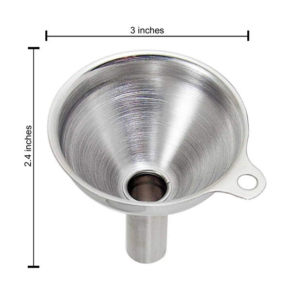 Silver Nicexmas Stainless Steel Wide Mouth Funnel Metal Kitchen Funnels Square Metal Funnel Kitchen Gadget For Hotel Restaurants Home Funnels Home Gellyplast Com