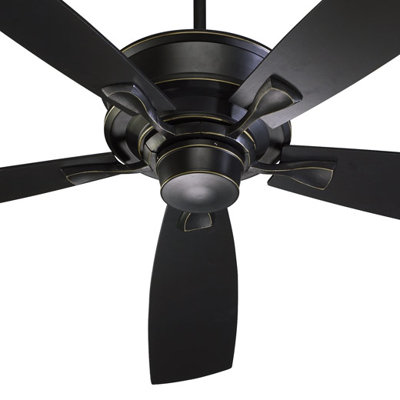 60 Barbara 5 Blade Ceiling Fan Alcott Hill Finish Old World