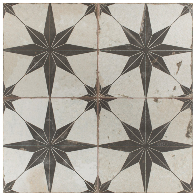 Royalty 18 x 18 Ceramic Patterned Wall & Floor Tile