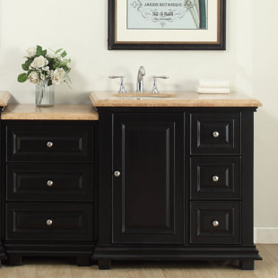 Left Side Sink Vanity Wayfair Ca 56 Single Bathroom Modular Vanity Set With Sink On Left Side