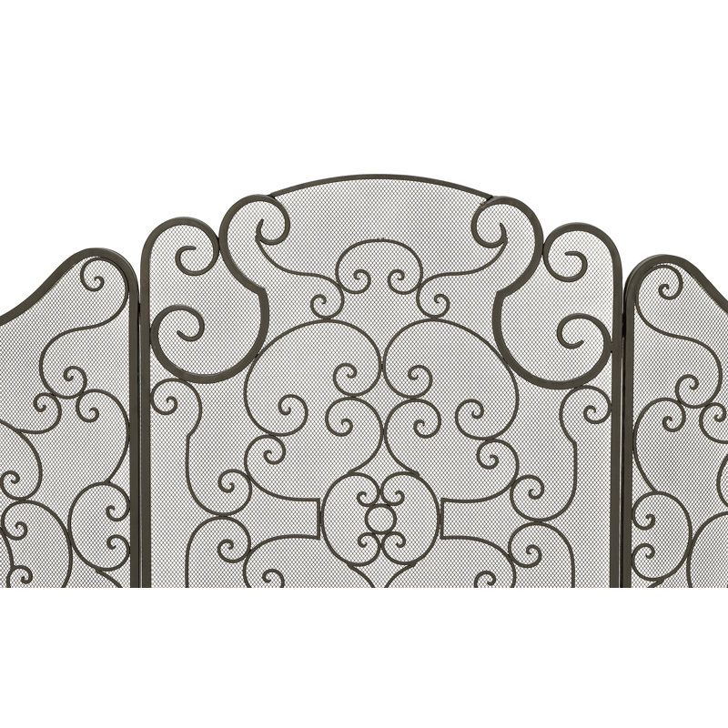 Cole Grey 3 Panel Tin Fireplace Screen Reviews Wayfair