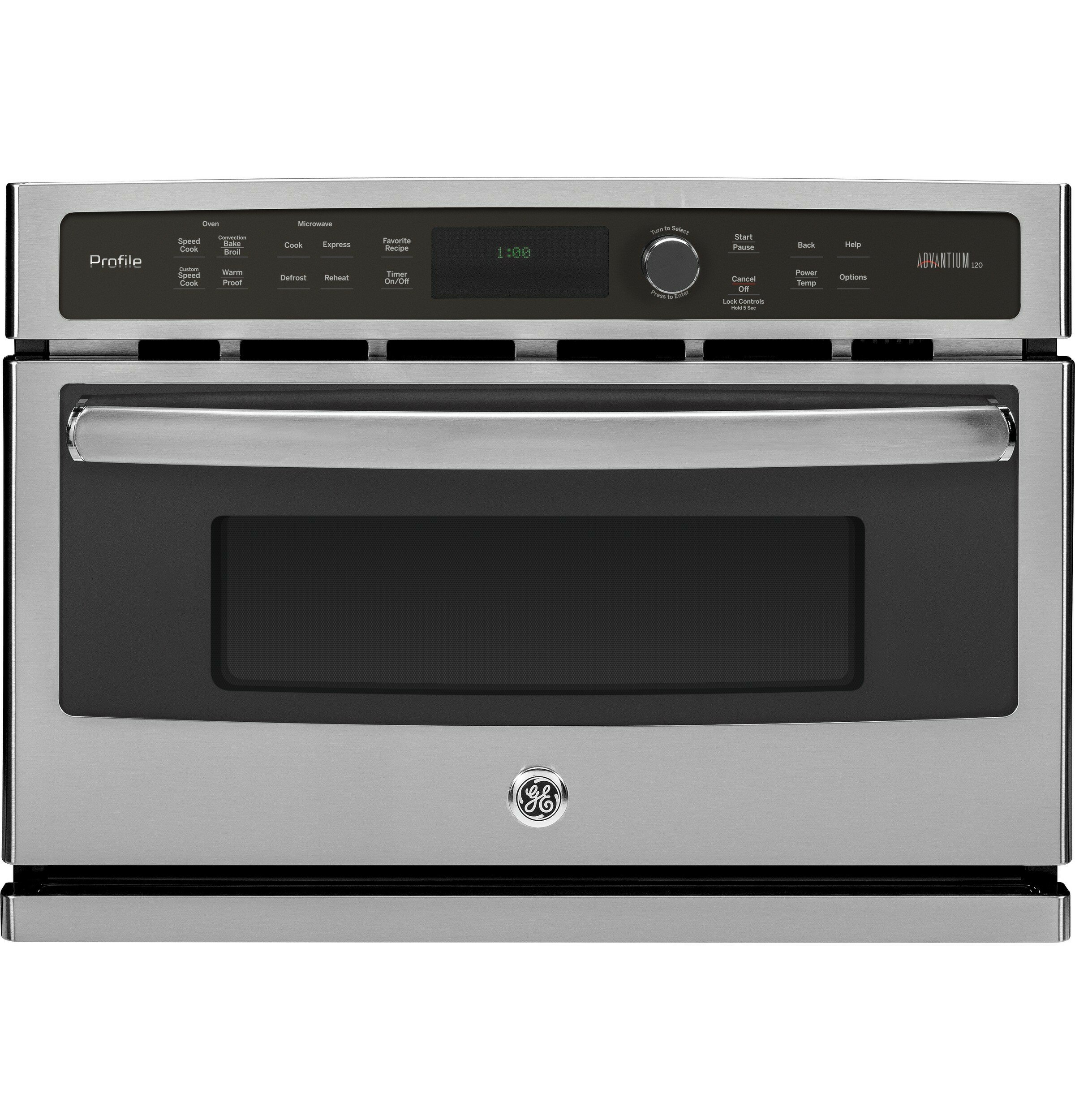 ge slate oven microwave combo