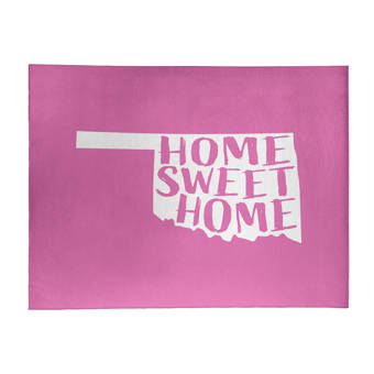 East Urban Home Home Sweet Virginia Beach Poly Chenille Rug Wayfair