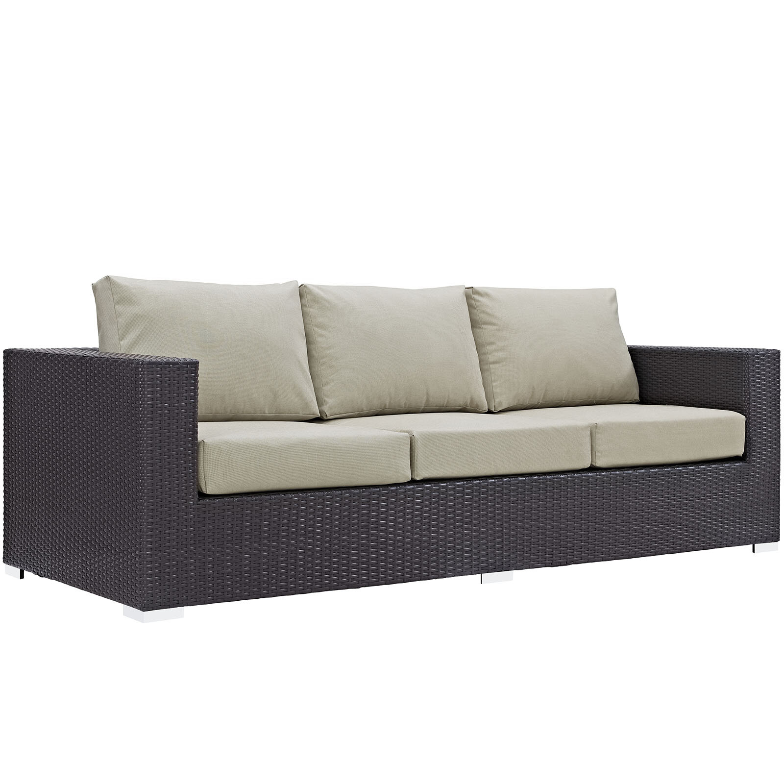 Brentwood Patio Sofa With Cushions Reviews Joss Main